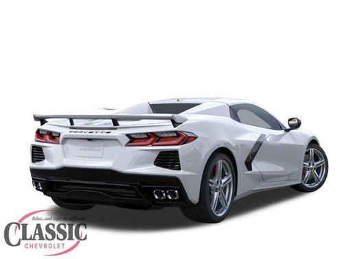 Arctic White 2026 Chevrolet Corvette Stingray w/1LT