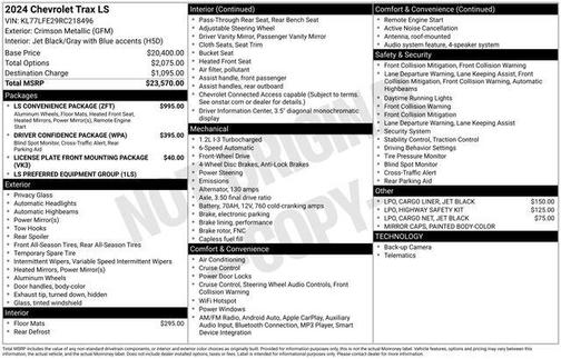 2024 Chevrolet Trax LS