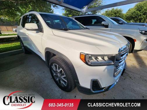 Summit White 2021 GMC Acadia SLE