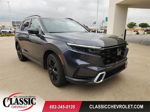 Gray Metallic 2025 Honda CR-V Hybrid Sport Touring