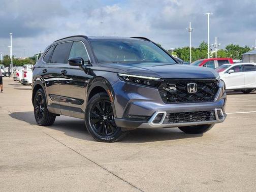 Gray Metallic 2025 Honda CR-V Hybrid Sport Touring