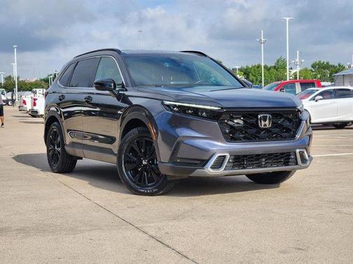 Gray Metallic 2025 Honda CR-V Hybrid Sport Touring