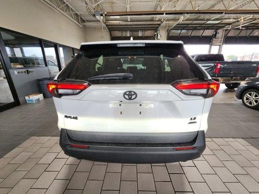 Super White 2021 Toyota RAV4 LE