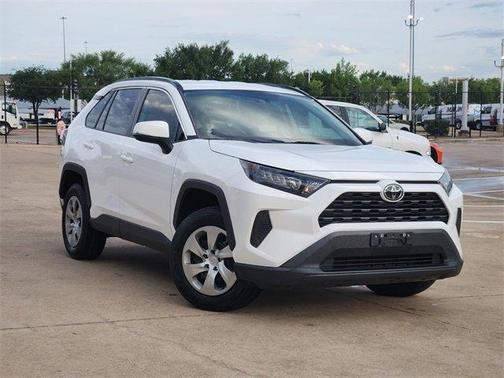 Super White 2021 Toyota RAV4 LE