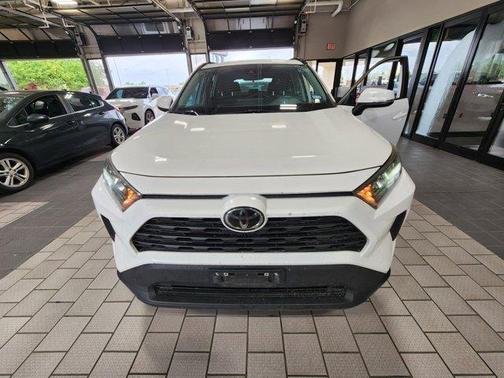 Super White 2021 Toyota RAV4 LE