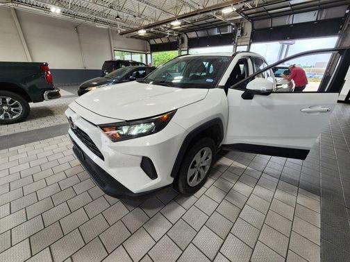 Super White 2021 Toyota RAV4 LE