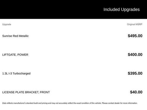 Sunrise Red Metallic 2024 Buick Encore GX Preferred