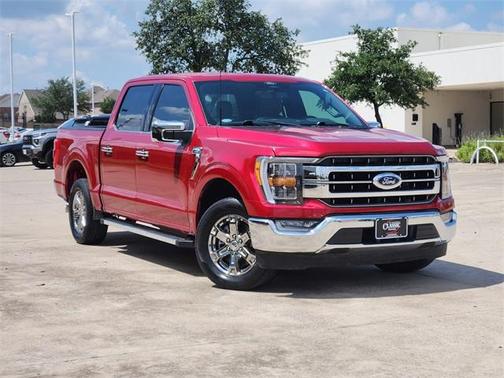 Red Metallic 2022 Ford F-150 Lariat