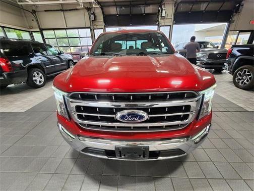 Red Metallic 2022 Ford F-150 Lariat