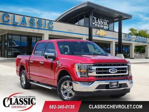 Red Metallic 2022 Ford F-150 Lariat