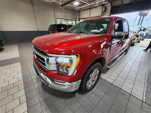 Red Metallic 2022 Ford F-150 Lariat