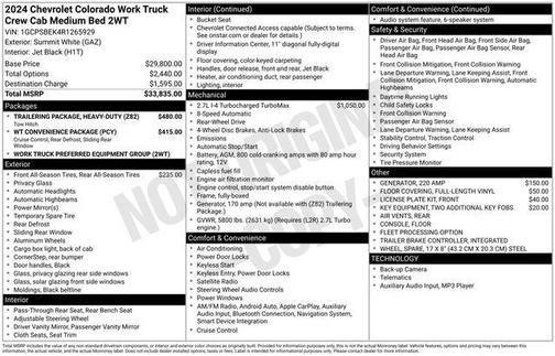 2024 Chevrolet Colorado WT