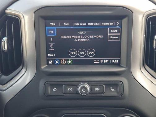 Black 2025 Chevrolet Silverado 1500 WT