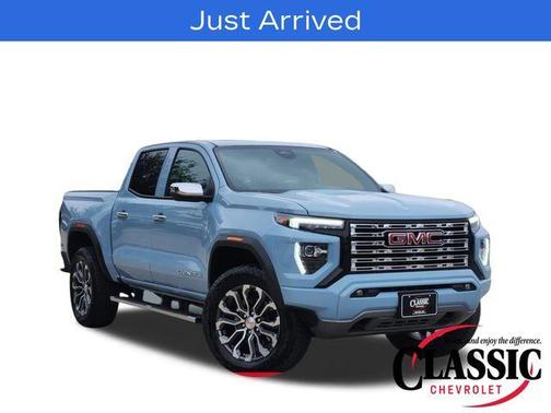 Glacier Metallic 2025 GMC Canyon Denali