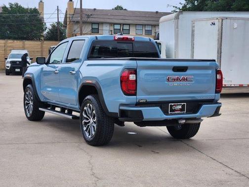 Glacier Metallic 2025 GMC Canyon Denali