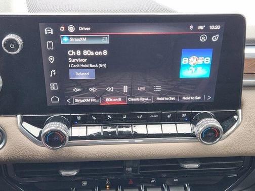 Glacier Metallic 2025 GMC Canyon Denali