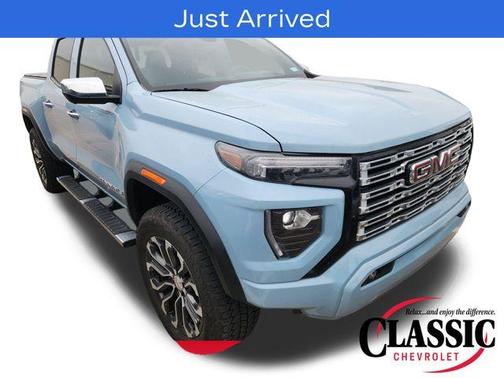 Glacier Metallic 2025 GMC Canyon Denali