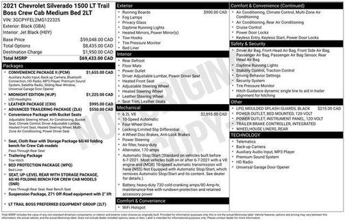 2021 Chevrolet Silverado 1500 LT Trail Boss