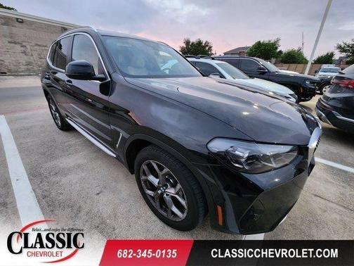 Black Sapphire Metallic 2022 BMW X3 sDrive30i