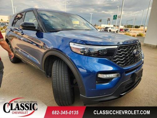Blue Metallic 2021 Ford Explorer ST