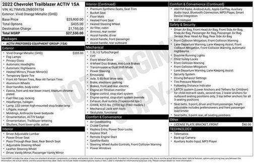 2022 Chevrolet Trailblazer ACTIV