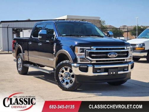 Blue 2021 Ford F-250 Lariat