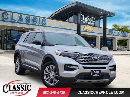 Silver Metallic 2023 Ford Explorer Limited
