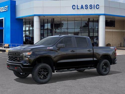 Black 2026 Chevrolet Silverado 1500 Custom Trail Boss