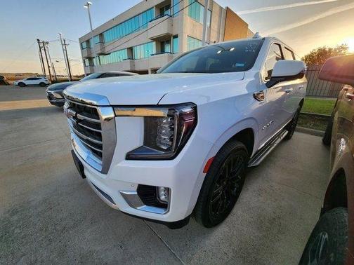 Summit White 2021 GMC Yukon SLT
