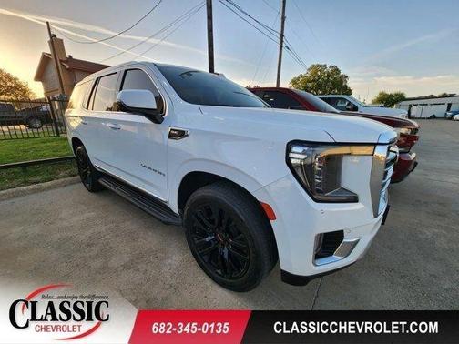 Summit White 2021 GMC Yukon SLT
