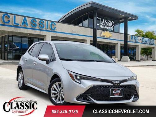 Classic Silver Metallic 2024 Toyota Corolla Hatchback SE