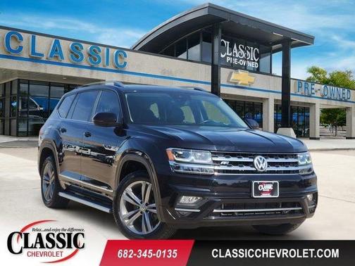 Deep Black Pearl Effect 2018 Volkswagen Atlas 3.6L SEL