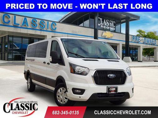 Oxford White 2024 Ford Transit-350 XLT