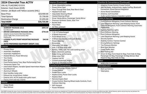 2024 Chevrolet Trax ACTIV