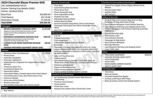 2024 Chevrolet Blazer Premier