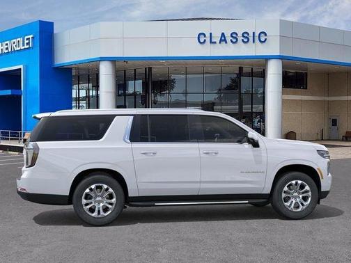 Summit White 2026 Chevrolet Suburban LT