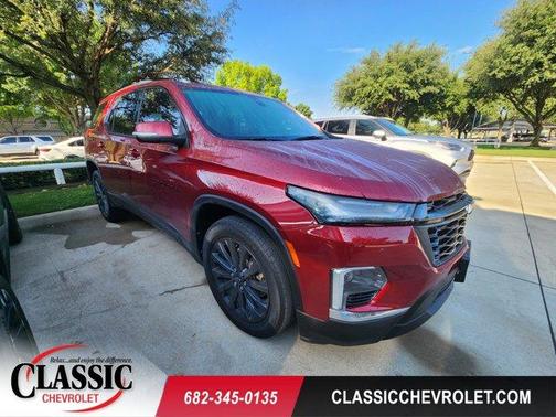 Radiant Red 2023 Chevrolet Traverse RS
