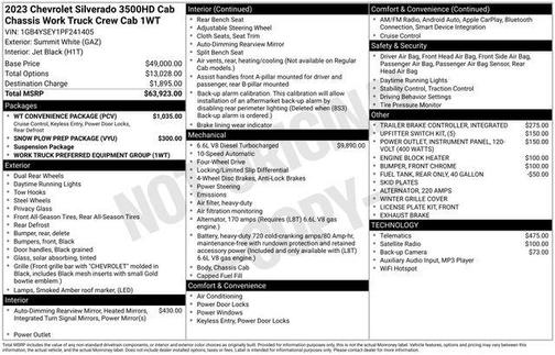 2023 Chevrolet Silverado 3500 WT