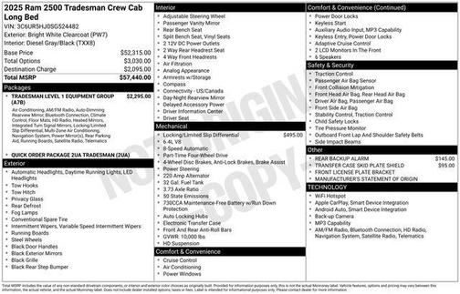 2025 RAM 2500 Tradesman