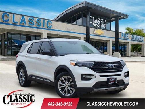 White Metallic 2021 Ford Explorer XLT