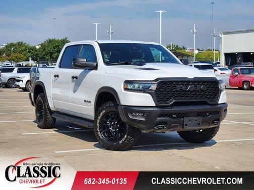 Bright White Clearcoat 2025 RAM 1500 Rebel