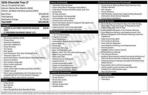 2026 Chevrolet Trax LT