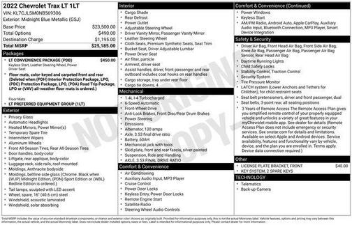 2022 Chevrolet Trax LT