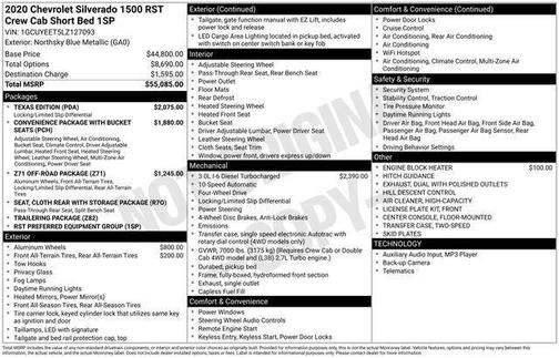 2020 Chevrolet Silverado 1500 RST