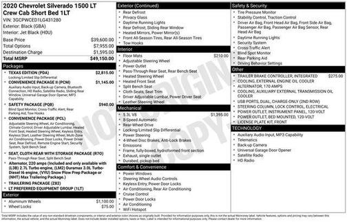 2020 Chevrolet Silverado 1500 LT