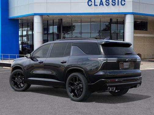 Black Metallic 2026 Chevrolet Traverse RS