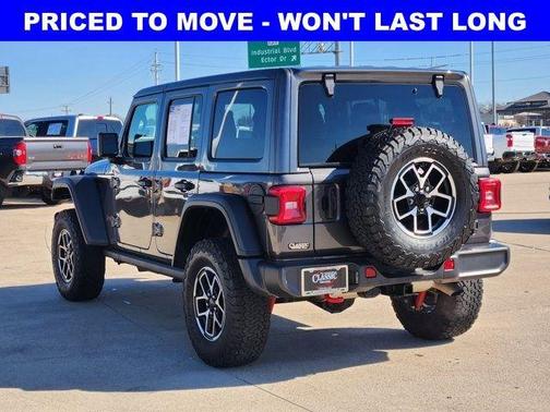 Granite Crystal Clearcoat Metallic 2025 Jeep Wrangler Rubicon