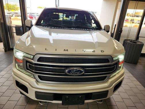 White Platinum Clearcoat Metallic 2018 Ford F-150 Limited