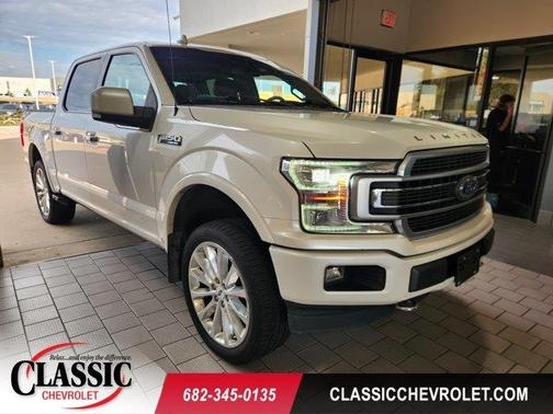 White Platinum Clearcoat Metallic 2018 Ford F-150 Limited