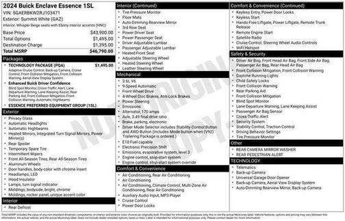 2024 Buick Enclave Essence